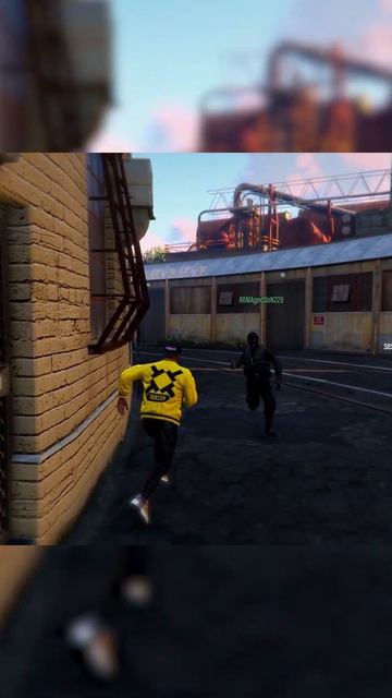 GTA V - Обезьяна с гранатой... #shorts