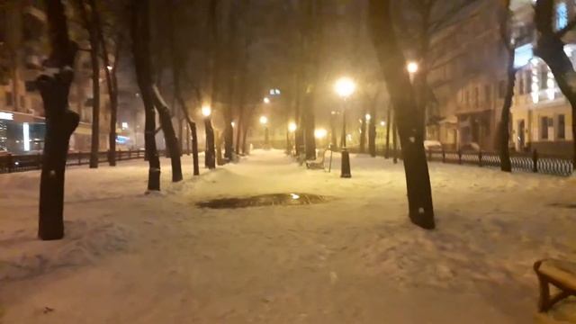 Зимний вечер площадь поэзии Харьков