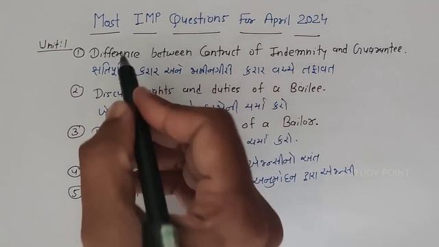 Business Law-II ધધાંકીય કાયદો-૨ | Paper Pattern-Strategy-IMP | B.com Sem 6 | April 2024