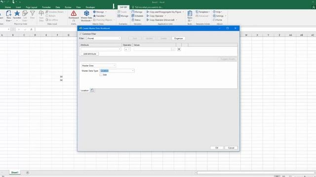 SAP IBP (Integrated Business Planning) Excel UI kullanımı