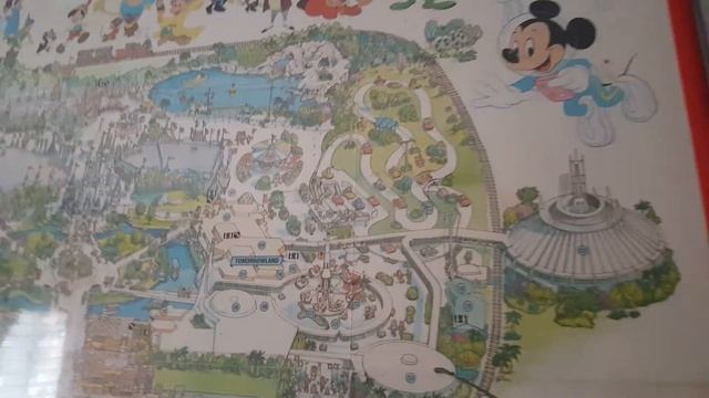1979 Disney park poster map