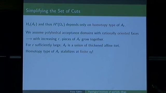 Franz Gahler (University of Bielefeld) / Topological invariants of aperiodic tilings / 2010-09-28