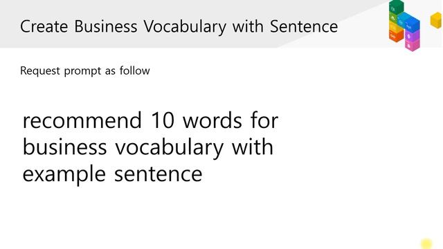 (10 Minutes ChatGPT) Make Business Vocabulary Audio using ChatGPT - TTS and Speech Recognition