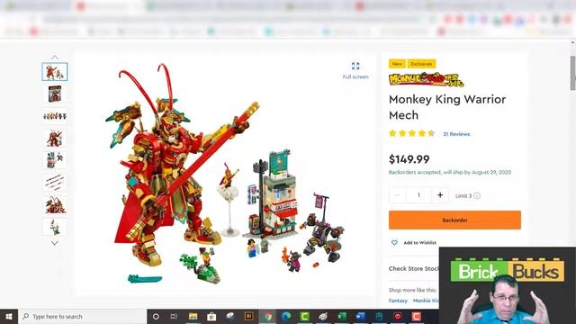 LEGO Investing - Monkey King Warrior Mech Arise!