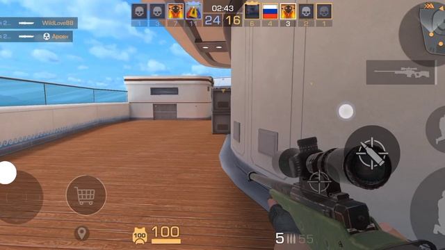 Дефаю в стенде на AWM и ножах
