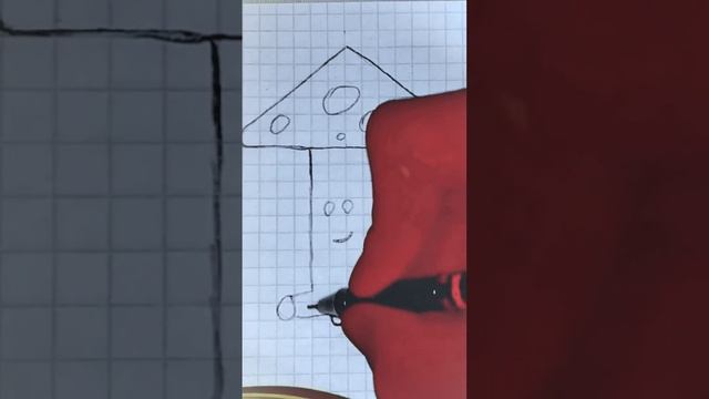 ГРИБ, как нарисовать гриб легко и просто