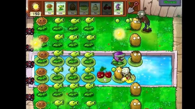 Plants vs Zombies - game play - Зомби против Растений - 2023