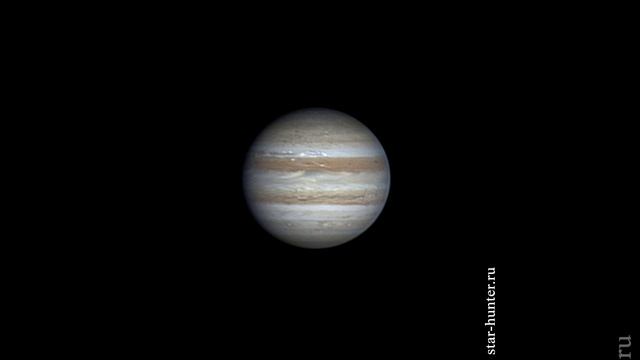 Юпитер, 30 января 2025 года, 20:10-22:14