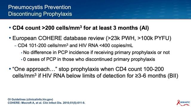Pneumocystis Pneumonia: Prevention & Treatment