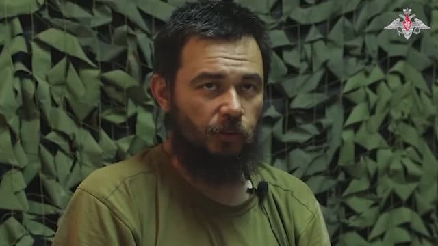 Пленный украинский военнослужащий 95-й десантно-штурмовой бригады