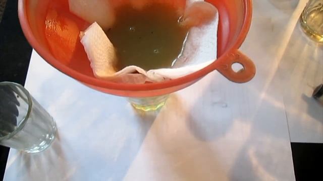 очистка золото раствора.