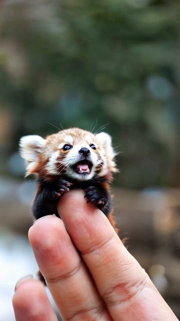 Tiny Treasure: The Adorable Red Panda Cub