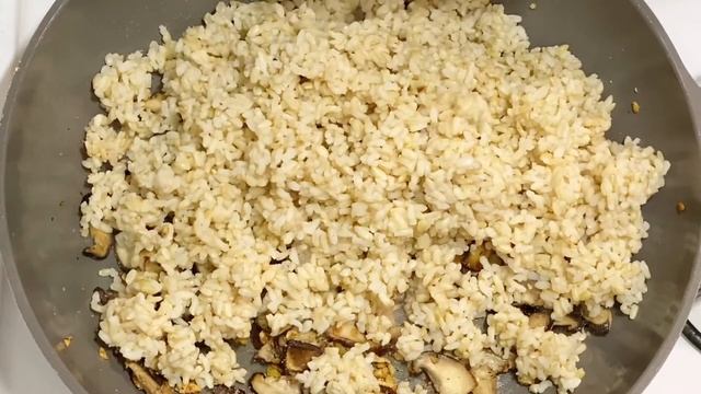 The Best Fried Rice with Shiitake Mushrooms