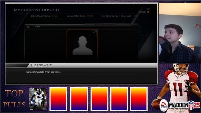 Madden 25: Ultimate Team TWO-Packs a Day Ep.22 (Daily Pack Opening) fake webcam Giveaway results tm