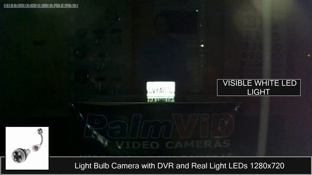 WiFi Light Bulb Hidden Camera Sample Video