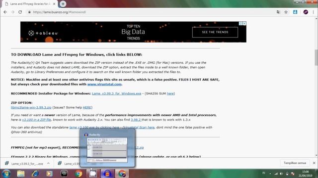 Cara EXPORT MP3 Di AUDACITY Cara Download PLUGIN LAME MP3 AUDACITY