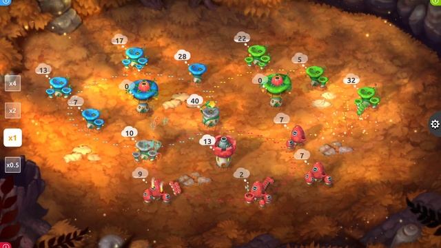 MY BEST GAME | MUSHROOM WARS 2 | TOP REPLAY VERY HARD WIN 1 vs 2  | ОНИ КАК БУДТО ДОГОВОРИЛИСЬ ))))