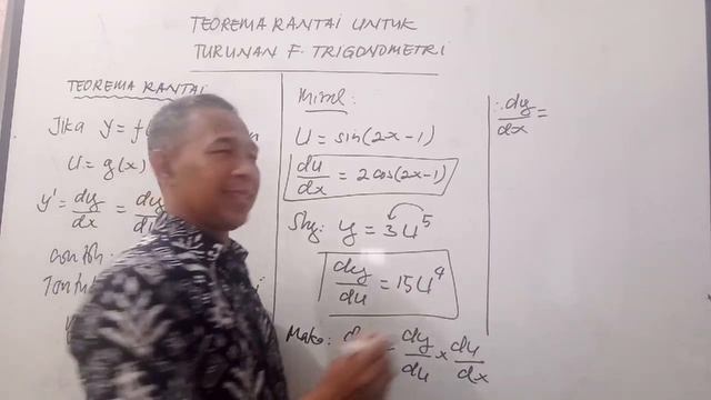 TEOREMA RANTAI UNTUK TURUNAN FUNGSI TRIGONOMETRI