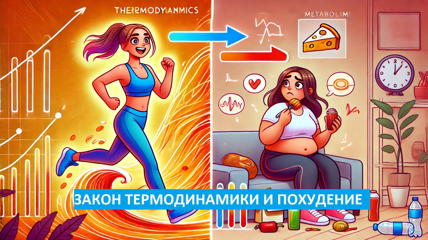 Закон термодинамики и похудение, то чего ты не знаешь!