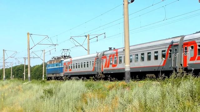 ЧС4 Состав из Москвы. Ст.Веселка