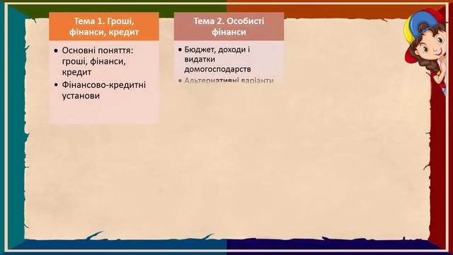 Фінансова грамотність для школярів