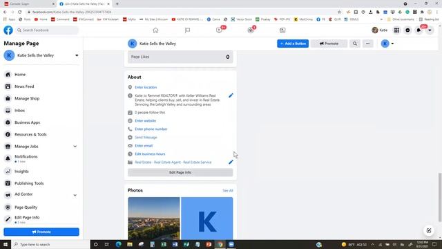 Facebook Business Page Setup 8.31.21