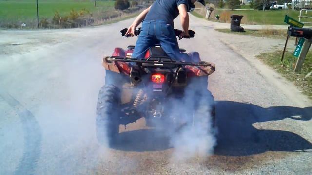 Grizzly 550 burnout