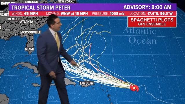 Tropics update: Tropical Storm Peter forms becoming 16th named storm of 2021