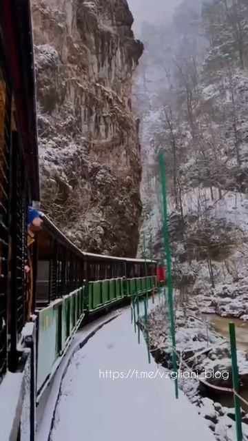 Гуамское ущелье, Краснодарский край🚂🏔https://t.me/vzgliani_blog #travel #nature #like #shorts #vid