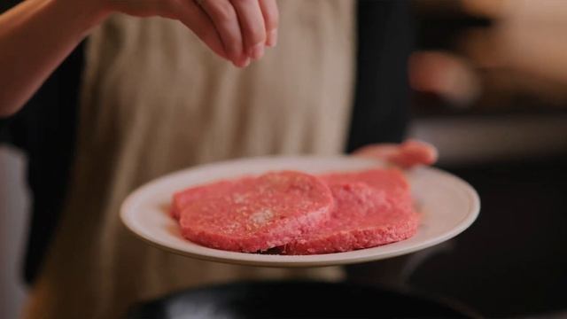 The BEST Truffle Burgers with Whipped Goat Cheese & Onion Jam
