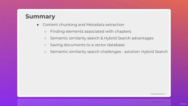 8. Summary