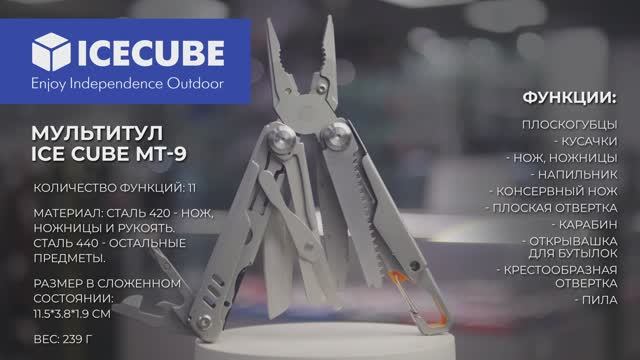 Пять различных моделей мультитулов Ice Cube