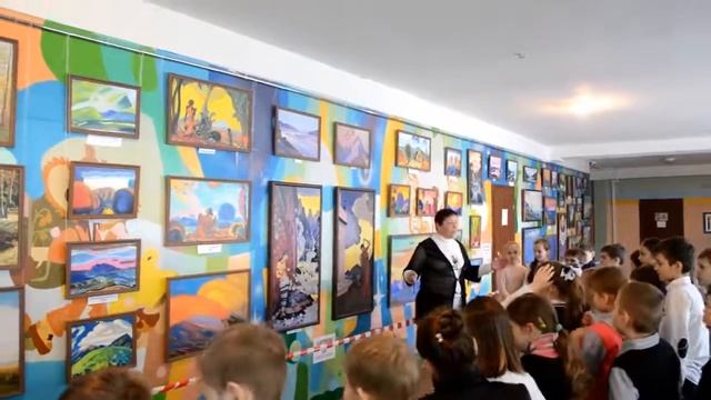 Алушта выставка Природы дивное звучанье. шк №3 (2018.02 )