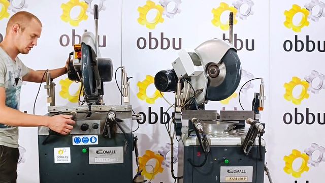 Сравнение маятниковых пил COMALL для резки алюминиевого профиля #obbu.ru