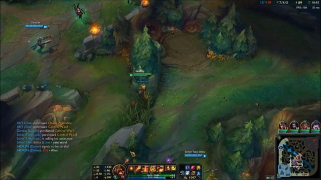 Brand Mid Gameplay season 7 Full live commentary vs Lux ep 2