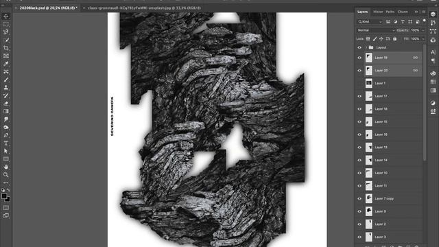 Poster Tutorial #633 Alpine Rock #10