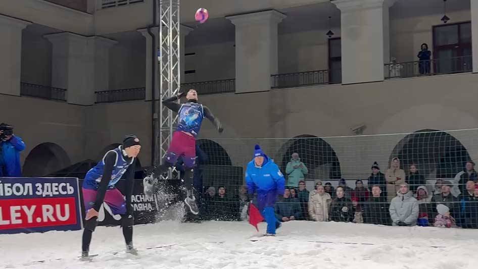 В горах Сочи подвели итоги третьего этапа чемпионата России по снежному волейболу