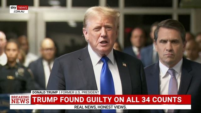 Donald Trump charged with 34 counts of falsifying business records