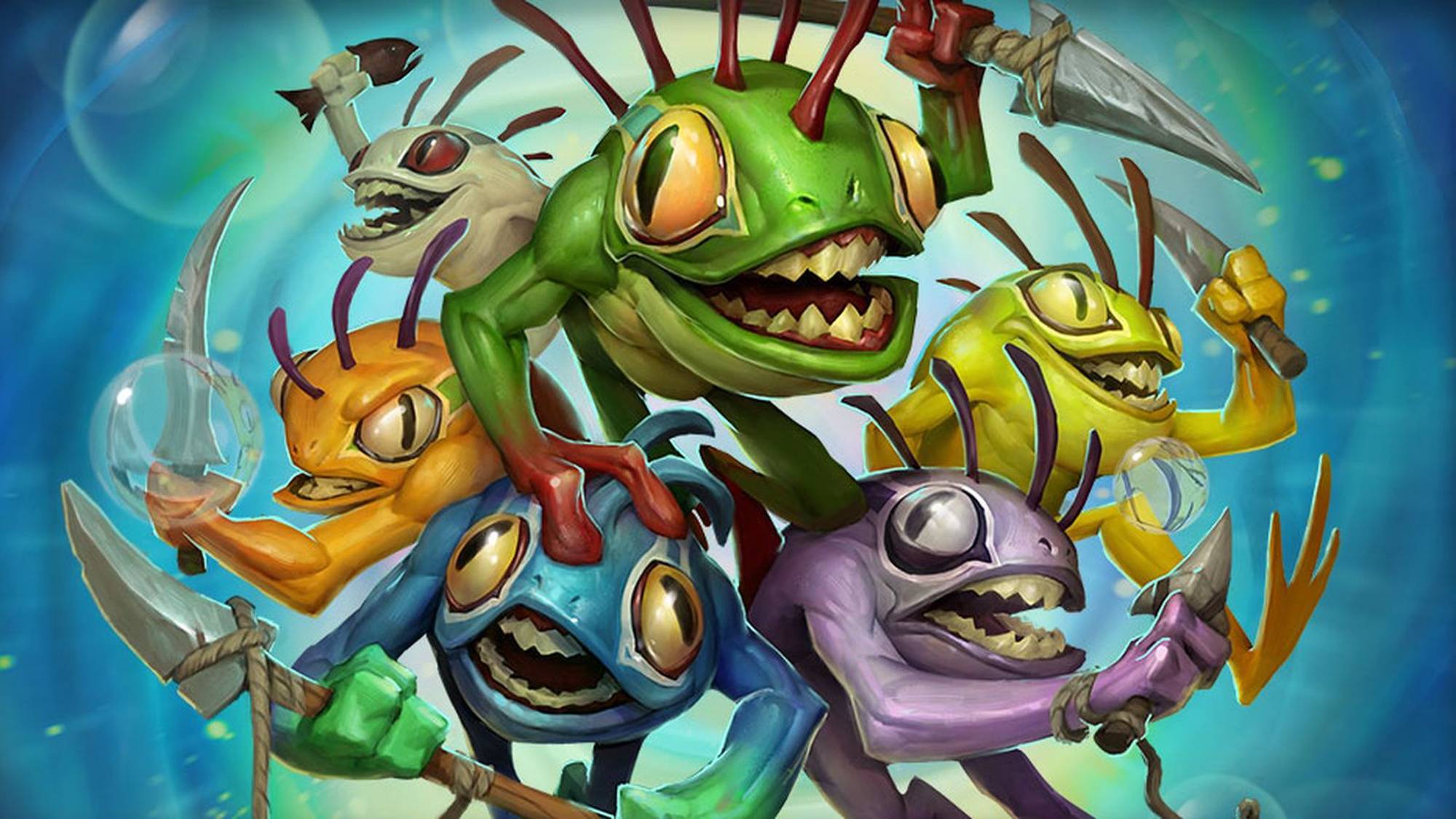 Hearthstone. Поля сражений. Вечная токи. Мурлоки