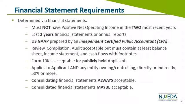 Technology Business Tax Certificate Transfer Program (NOL) Presentation