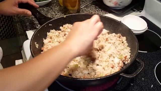 Fried Rice with Shiitake Mushrooms