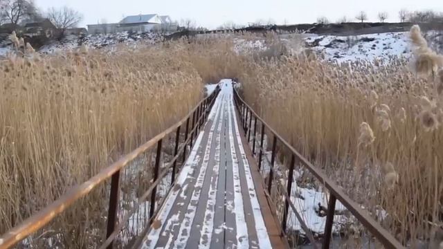 😱 Оползень в Новоульяновске. Пешеходный мост и огороды под угрозой.  На правом берегу реки Кременки