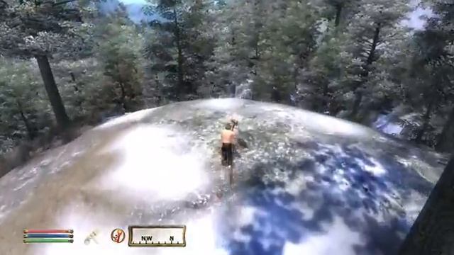 Exploring Skyrim In Oblivion