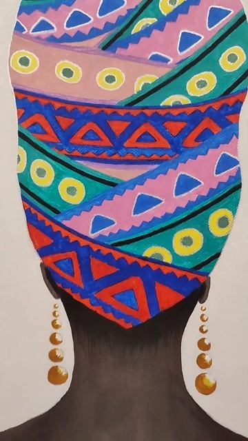 Спина африканки / The back of an african woman