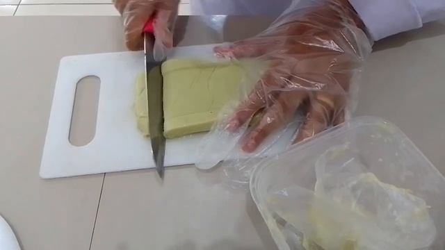 Try out menu 1 (green tea truffle) – Azzahra Putri Anisa XII TB 2#smkn1dlanggu