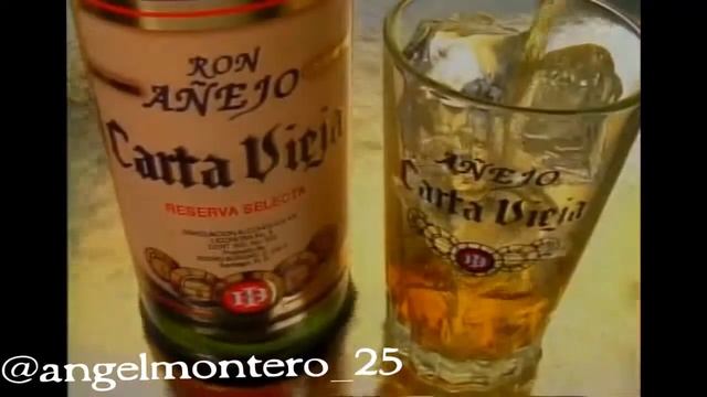 Publicidad De Rep. Dom Ron Añejo Carta Vieja, Comercial Principio Años 90 (Fallas Audio De Origen)