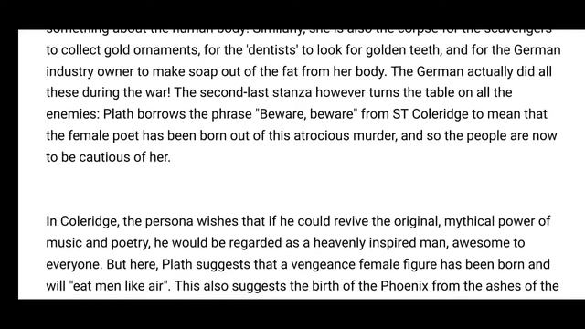 Lady Lazarus Questions and Answers | Lady Lazarus Poem | Lady Lazarus by Sylvia Plath