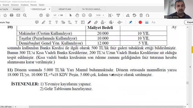 VİDEO 08 06 2023 15 HAFTA 2 DERS UYGULAMA 28 ÜRETİM İŞL  7B