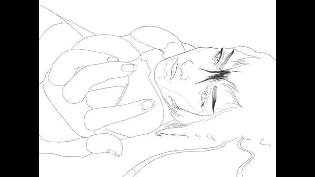 Ghost In The Shell Fan art Re-Draw. (with Strange Background Noises)