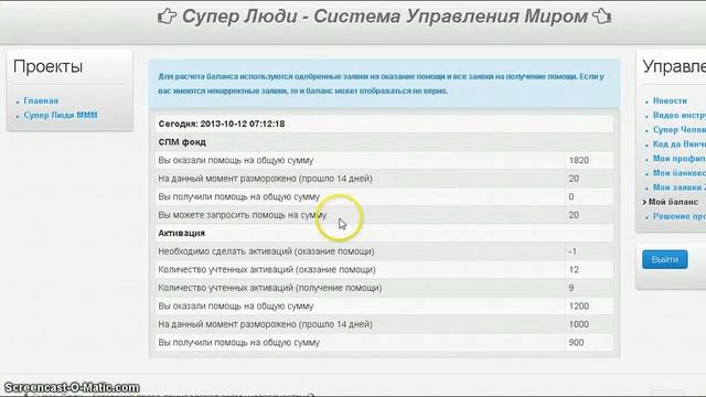 Сообщество "Супер ЛЮДИ" МММ